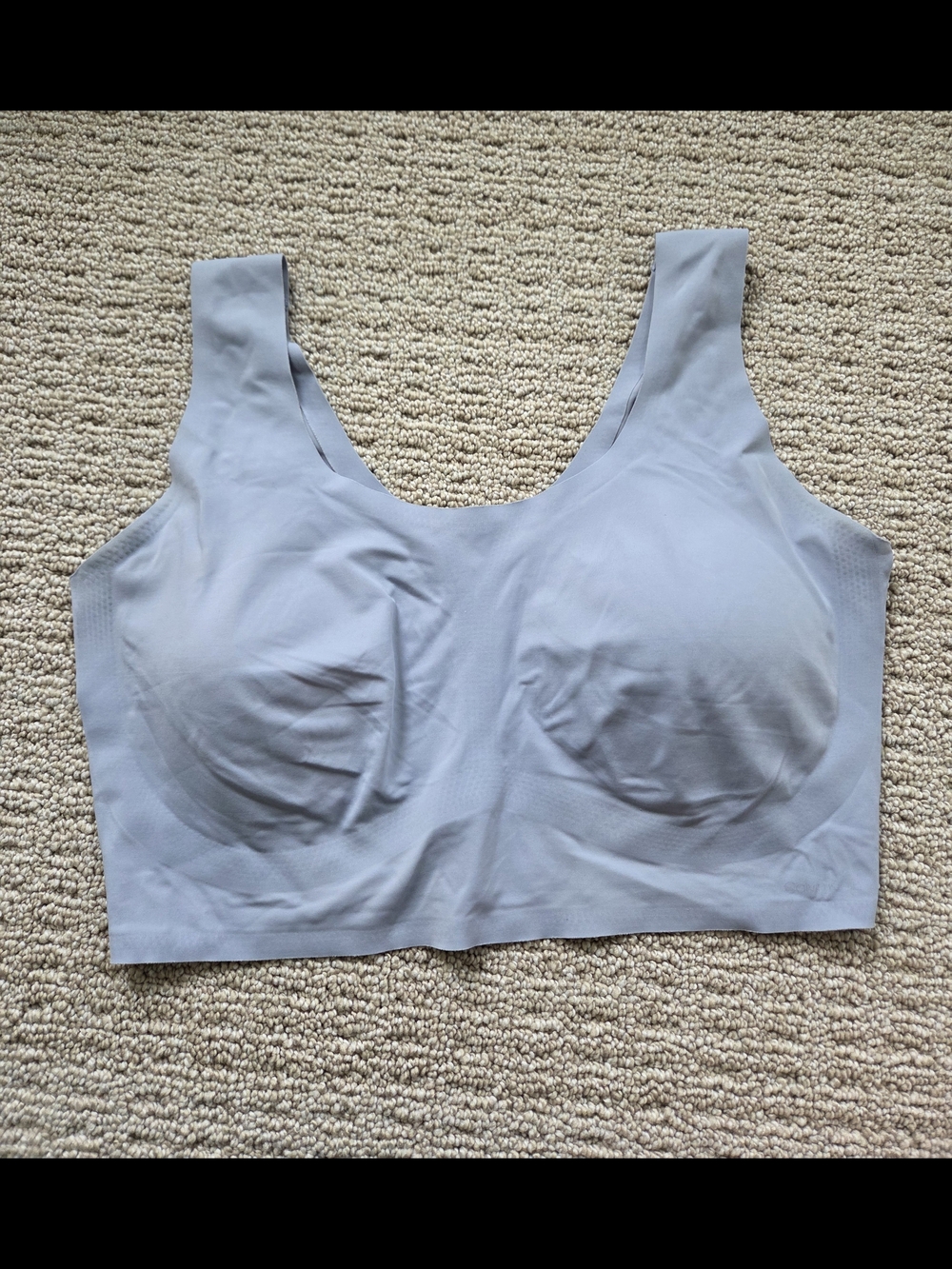 Calvin Klein Light Gray Seamless Wireless Bra